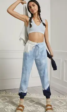 Blue Tie Dye Sweatpants Joggers