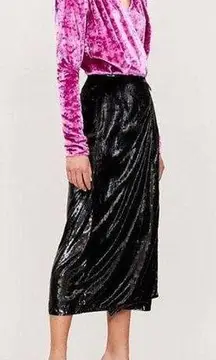 The Attico Crushed Pink Velvet Dress size 38