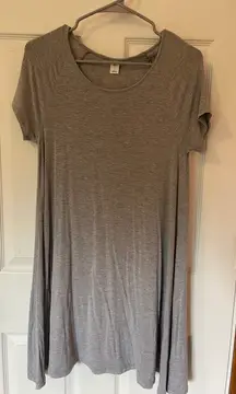 Old Navy Gray Tshirt Dress