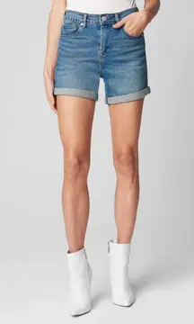 The Perry Cuffed Mom Denim Shorts