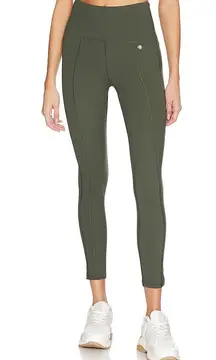 Anine Bing Bran Leggins in Dark Olive