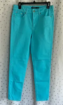 Ralph Lauren Women's Aqua Ankle Jeans