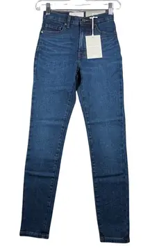 Everlane Jeans‎ Denim 0 23 Ankle High Rise Skinny Womens Dark Wash Casual NWT