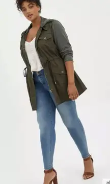 Torrid anorak jacket sz 2 