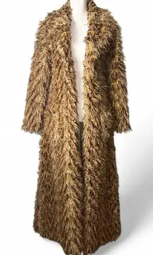 Vintage Bebe Penny Lane Shag Fur Coat