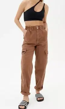 Urban Outfitters BDG Blaine High-Waisted Utility Skate Jeans in Brown Size 26