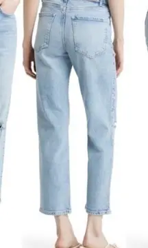 RAILS The Culver Ripped High Waisted Cropped Jeans Size 27