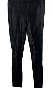 Aritzia Wilfred Free Vegan Leather Butter Soft Legging‎ Size Small Black