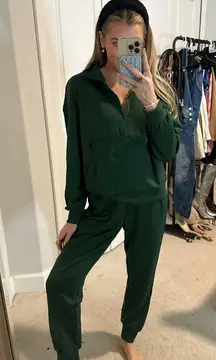 Green Two Piece Matching Set