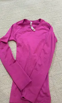 Sonic Pink Swiftly Tech Long Sleeve