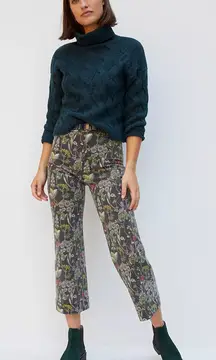 Anthropologie Pilcro Water Lily Ultra High-Rise Wide-Leg Jeans Size 30