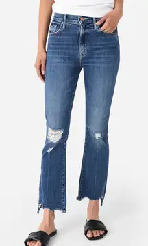 Mother The Insider Crop Steo Chew Jeans Size 27