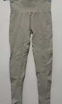 Set Active Sculptflex Beige Seamless Rib Legging One Strap Sports Bra Set Small