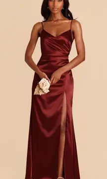 Shiny Satin Catherine Dress