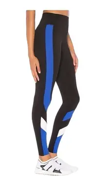 Splits59 Venice Legging in Black Royal and Off White XS
