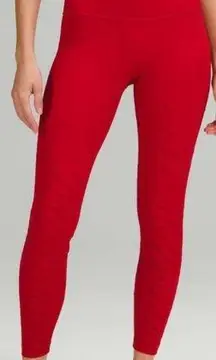 Lululemon Lunar New Year 2023  Wunder Under HR Legging 25” Dark Red Size 4 EUC