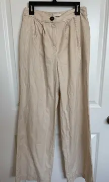 Aureum Pinstripe Wideleg Pants Size XS