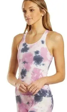 Spiritual Gangster  Amor Tie Dye Ribbed Tank (M/L)