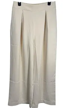 NWT The Drop Cream Elastic Waist Wide Leg Pants Size Large