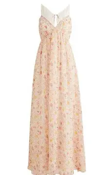 J.Crew NWT  Open-back Silk Maxi in Liberty® Garden Floral Dress 6