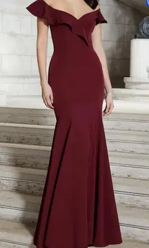 MGNY Formal Wine Red Dress