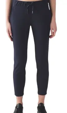 Lululemon Pants Women 2 Navy Blue On The Fly Pants Athleisure Athletic Outdoor