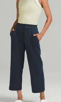 Lululemon Softstreme High-Rise Straight Leg Crop Pants True Navy Blue 6