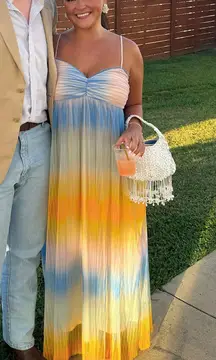 Rainbow Ombré Gown