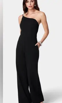 🆕Bebe Black One-Shoulder Jumpsuit