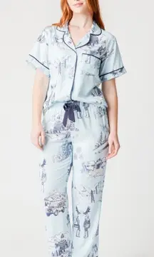 KATIE KIME APRÈS SKI TOILE PAJAMA PANTS SET‎ Size 2X