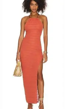 Tularosa Nora Maxi Dress in Salmon XS