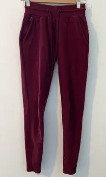 deep red identity joggers Sweat pants size XS