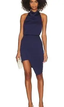 ELLIATT Camo Dress In Navy Blue