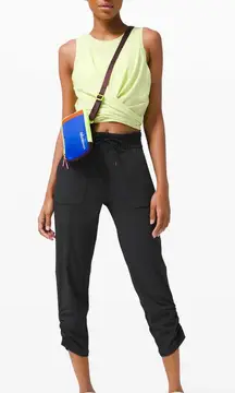 Lululemon Beyond the Studio Black Crop‎ Size 6