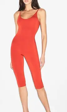 Skims smooth lounge skimpy strap catsuit in terra