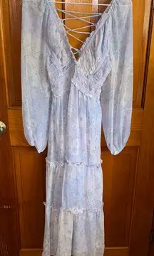 NWOT Altar’d State Lace-Up Midi Dress