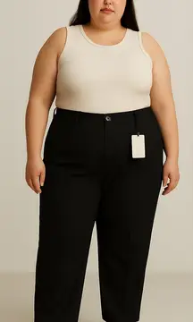 Pull&Bear Black Label Black Dress Pants XXL