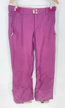 Roxy Ski Pants Trousers Women Violet W32 L31 Salopettes Snowboard