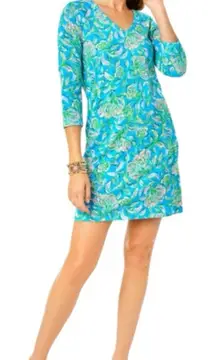 Lilly Pulitzer Tessa Dress in the print Cumulus Blue Chick Magnet Size Medium