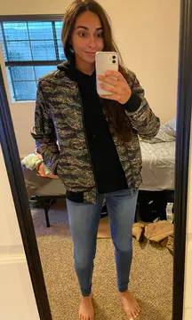 Camo Zip Up Jacket