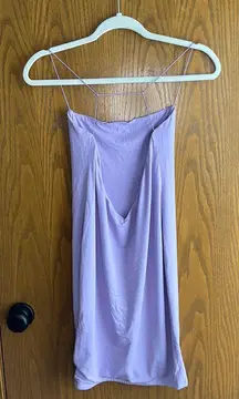 Lavender Bodycon Mini Dress  Size Medium