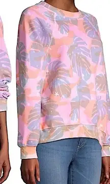 WILDFOX Tropic Camo Sommer Sweatshirt Pullover size Large