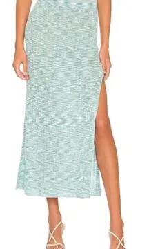 L*Space Aqua Midi Skirt