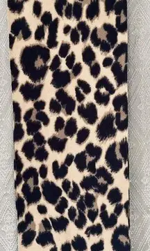 2 Ladies Infinity Scarves Cheetah Print And Super Soft Black Faux Fur