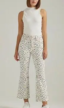 NWT Wrangler Life's Lemons High Rise Kick Flare Wrocks 672 Jeans