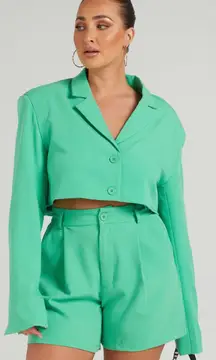 WeWoreWhat Green Short Suit