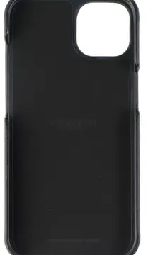 Coach Leather Slim Wrap Case for Apple iPhone 13 Smartphone - Black