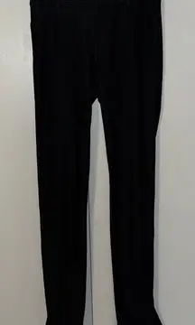 Fantastic Fawn Pull On Pants w Ruffle Cuff Women’s S Small Black