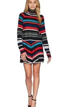 Free People What A Flirt Turtleneck Sweater Top Skirt Cozy Lounge Set Size Large