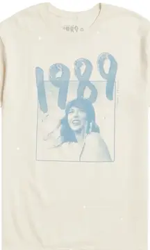 Taylor Swift 1989 Taylor's Version Off White Photo T-Shirt